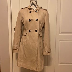 Wool Kenneth Cole Beige Swing Peacoat